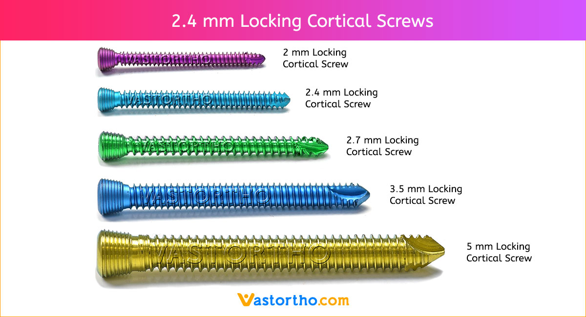 2.4mm Locking Cortical Screw