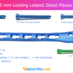 2.7 3.5 mm Locking Lateral Distal Fibula Plates