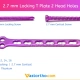 2.7 mm Locking T Plate 2 Head Holes