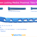 3.5 mm Locking Medial Proximal Tibia Plates