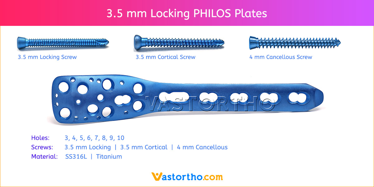 3.5 mm Locking PHILOS Plates