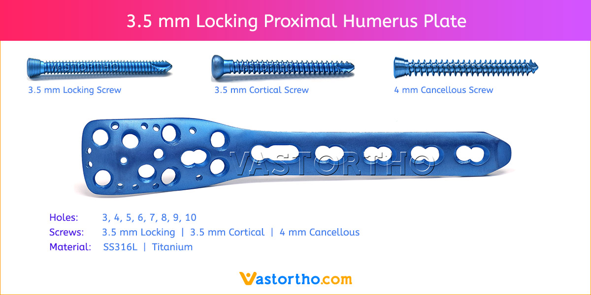 3.5 mm Locking Proximal Humerus Plate