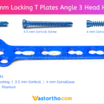 3.5 mm Locking T Plates Angle 3 Head Holes