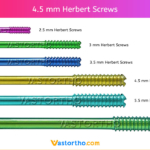 4.5 mm Herbert Screws