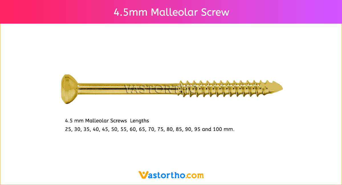 4.5mm Malleolar Screws