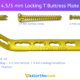 5 mm Locking T Buttress Plate
