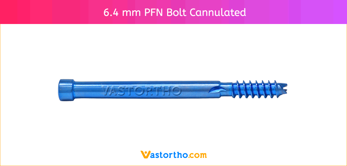6.4 mm PFN Bolt Cannulated