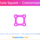Frame Plate Square Craniomaxillofacial
