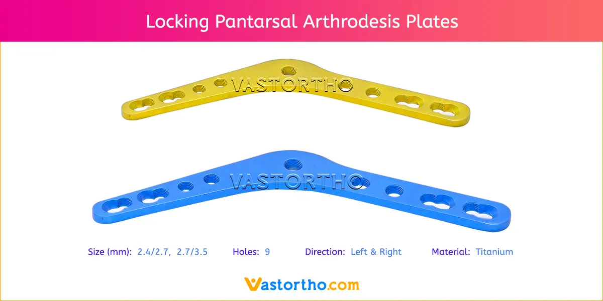 Locking Pantarsal Arthrodesis Plates